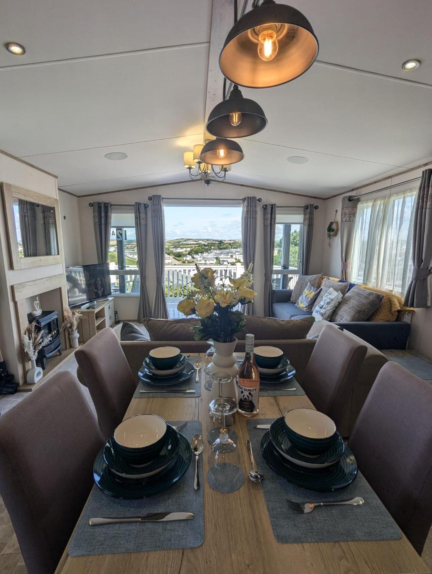 Stunning Caravan With Panoramic Views Weymouth Littlesea Haven Wyke Regis Exteriér fotografie