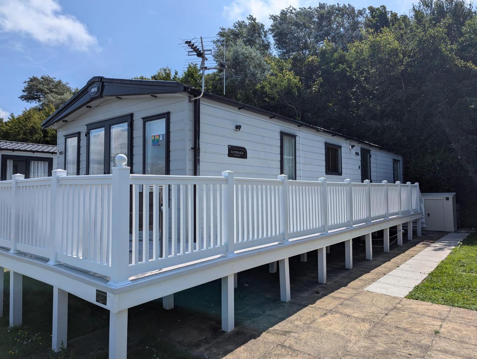 Stunning Caravan With Panoramic Views Weymouth Littlesea Haven Wyke Regis Exteriér fotografie